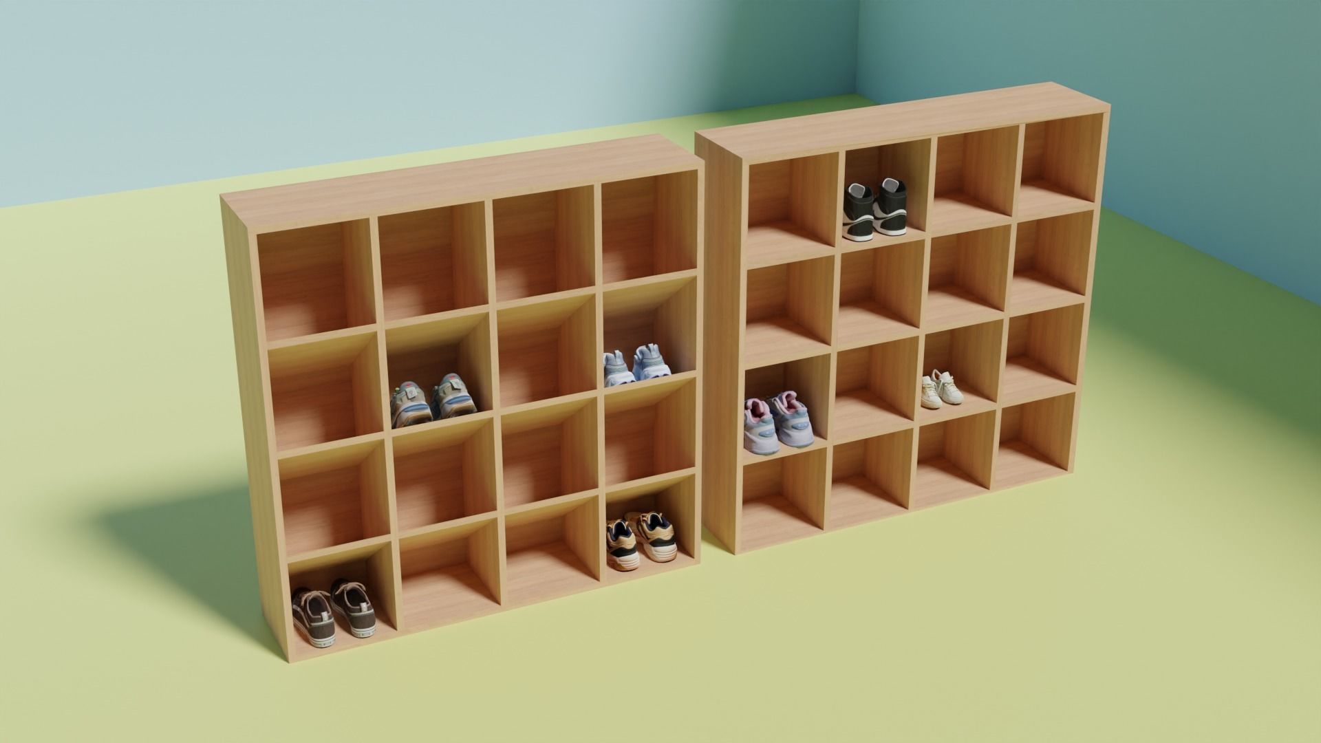 The footwear stand Free 3D model_4