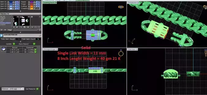 Cubic Diamond Chain 45