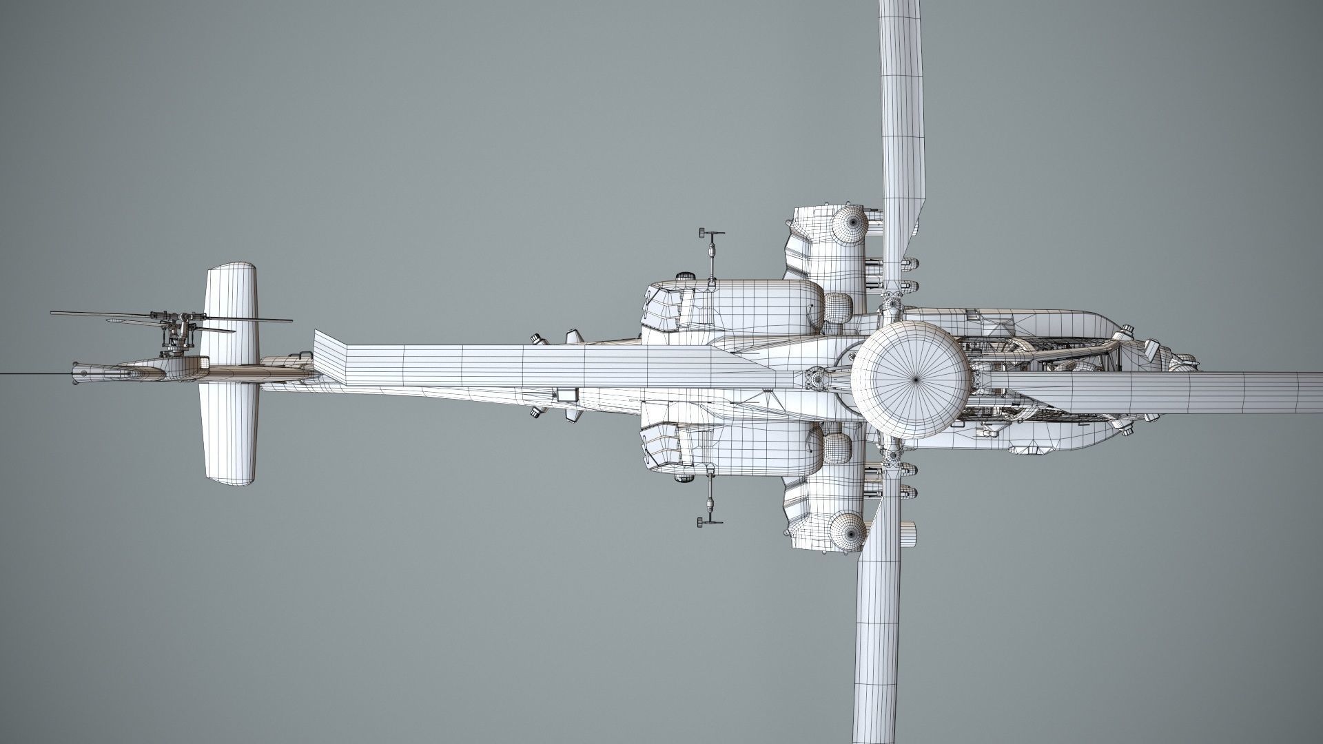  Apache AH-64D Israel Air Force Complex Low-poly 3D model_28