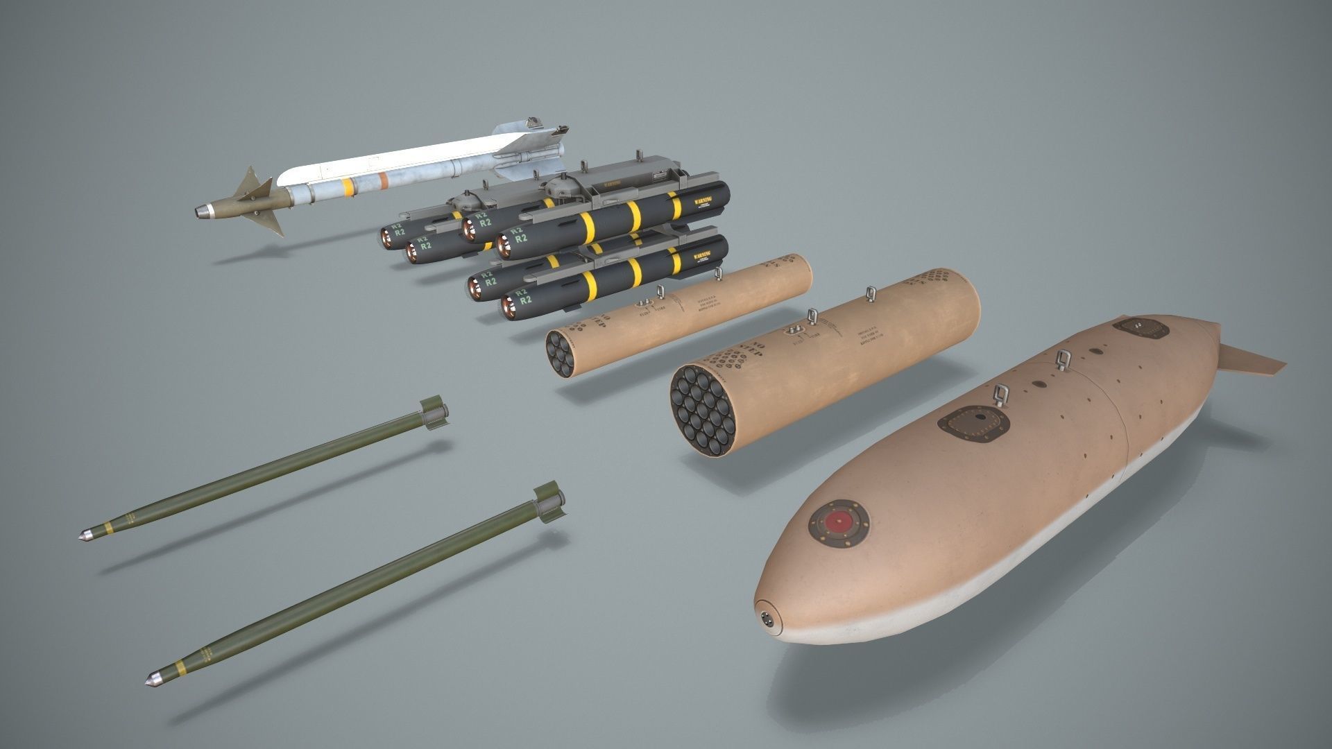  Apache AH-64D Israel Air Force Complex Low-poly 3D model_22