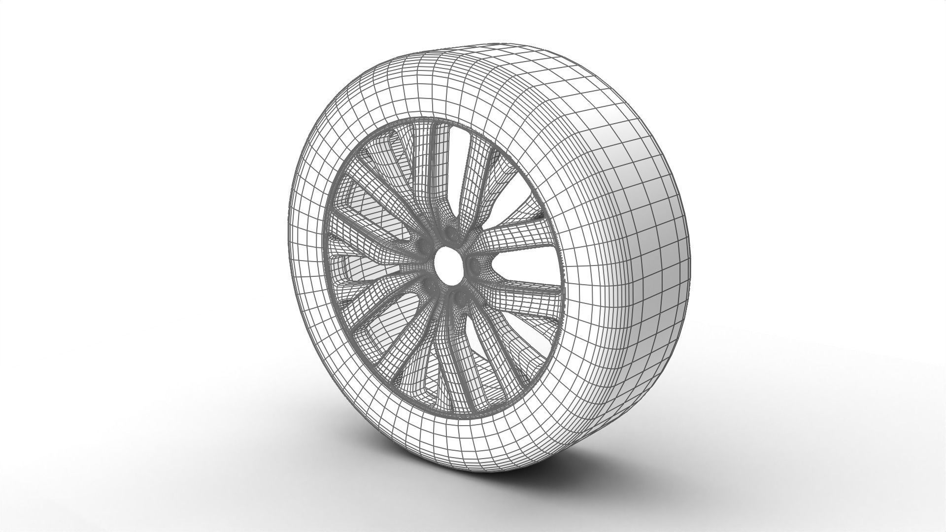 Wheel 3d model Free 3D model_19
