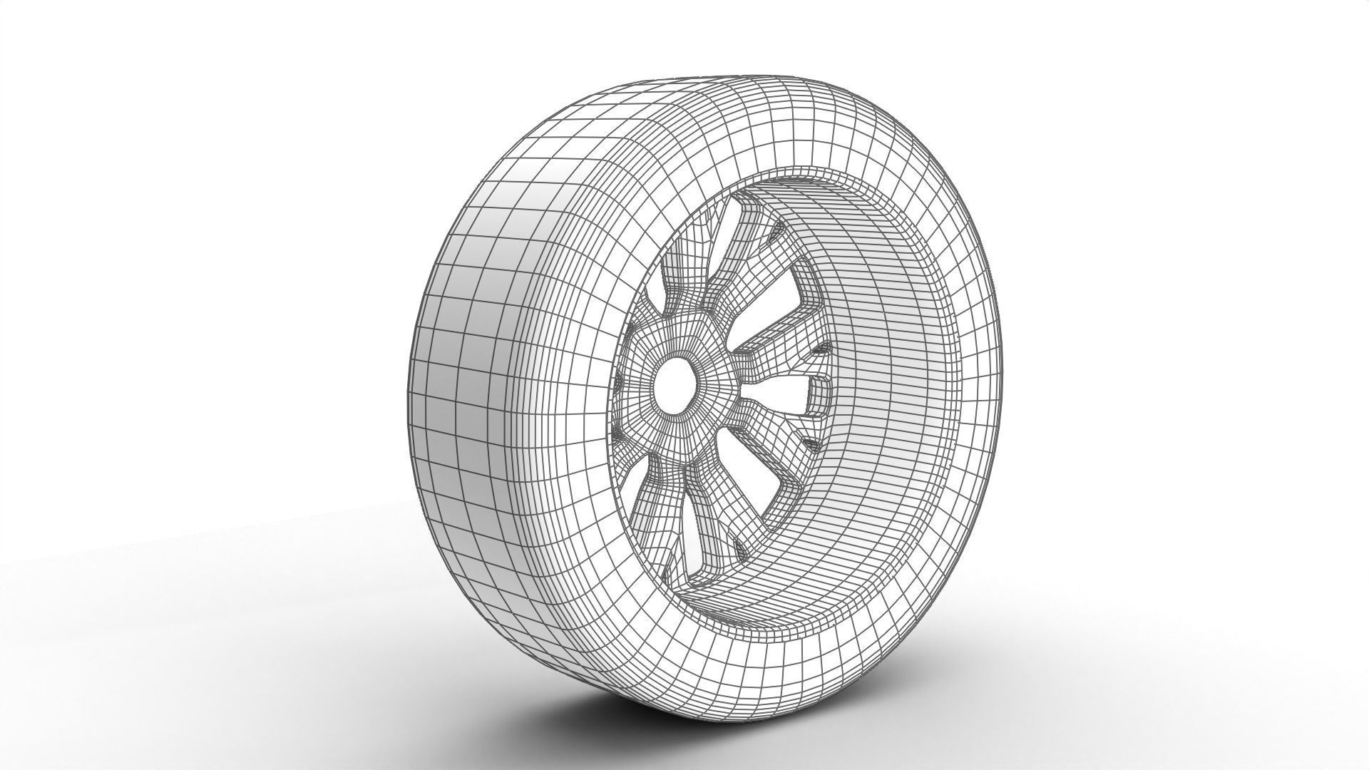 Wheel 3d model Free 3D model_21