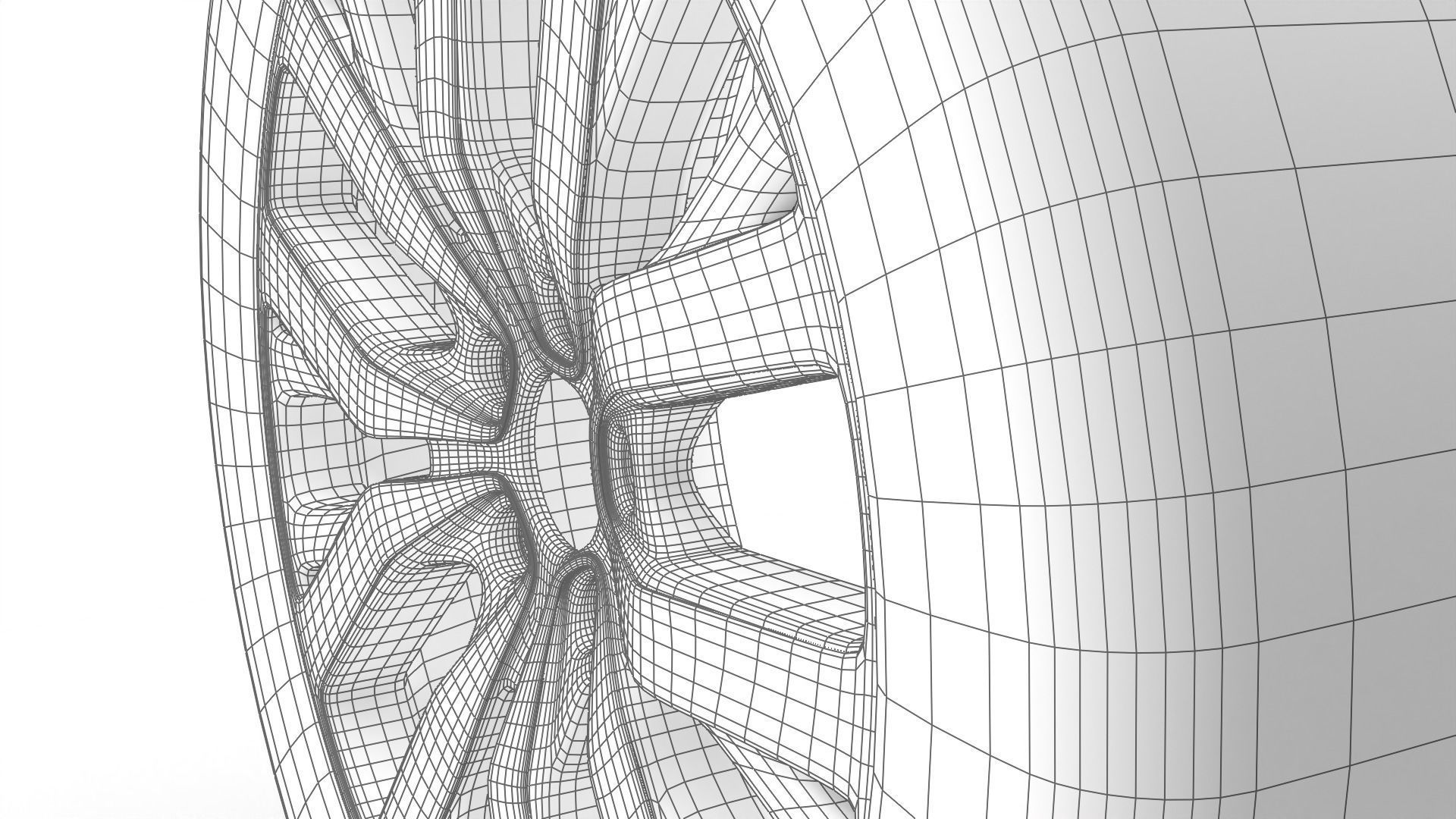 Wheel 3d model Free 3D model_29