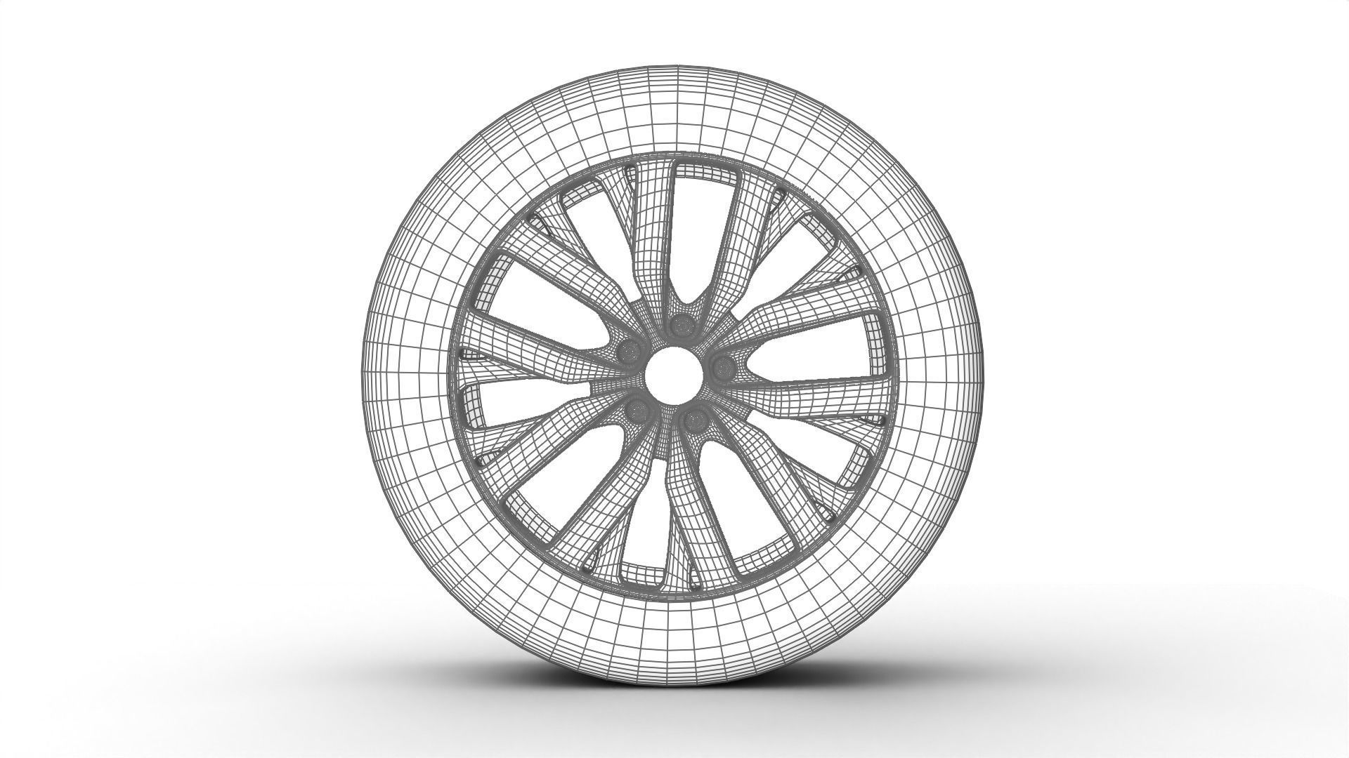 Wheel 3d model Free 3D model_20