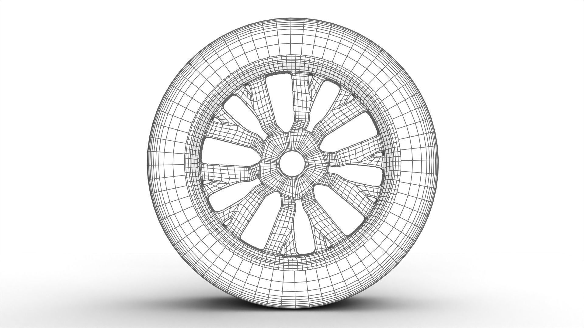 Wheel 3d model Free 3D model_22