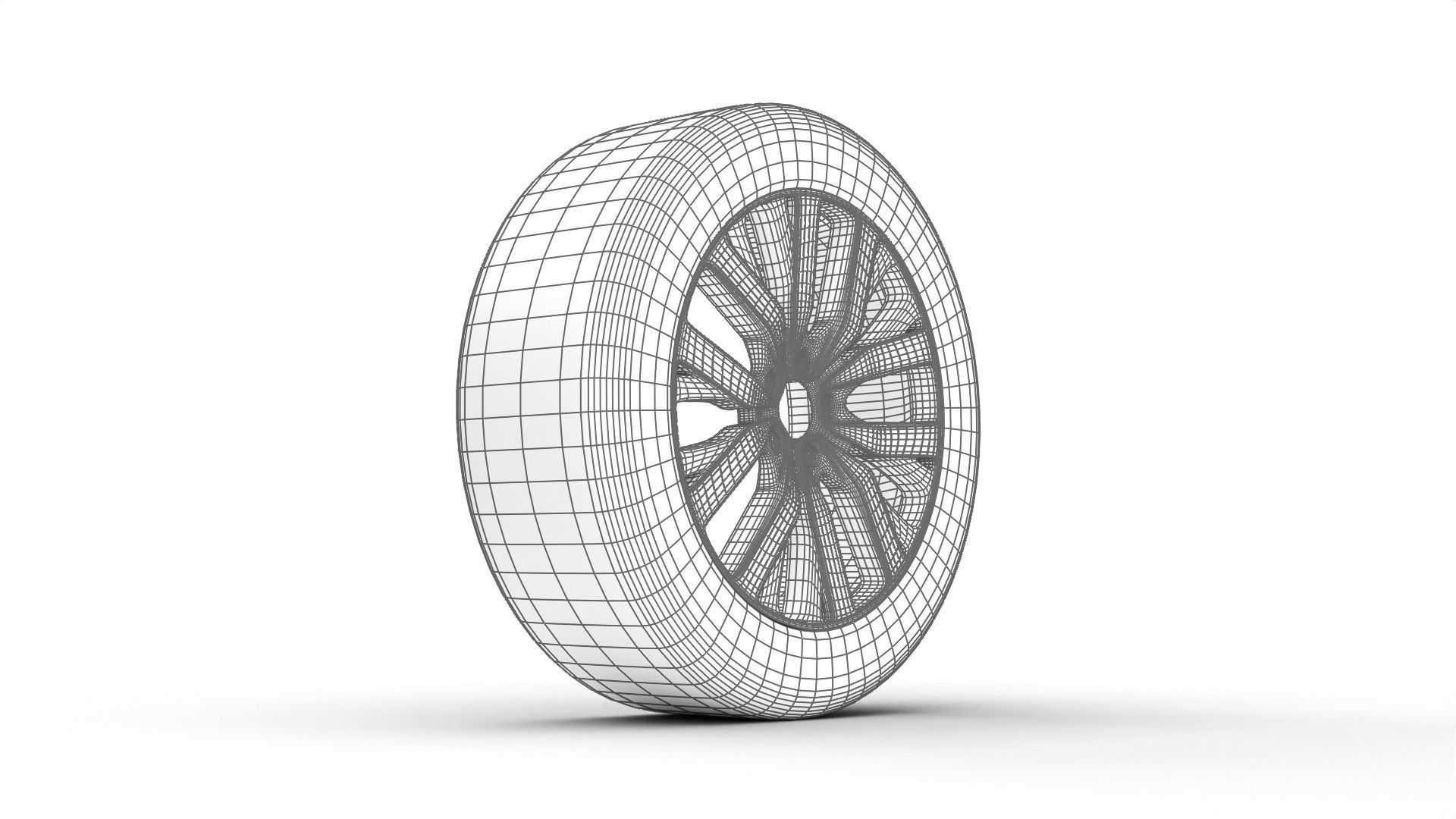 Wheel 3d model Free 3D model_18