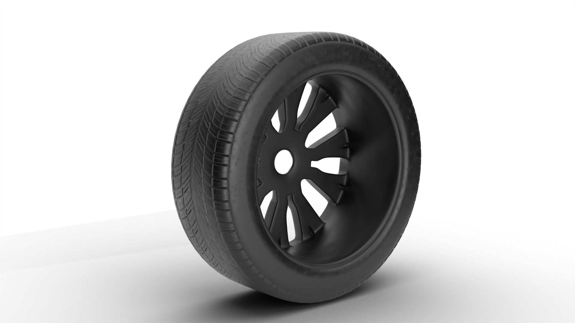 Wheel 3d model Free 3D model_6