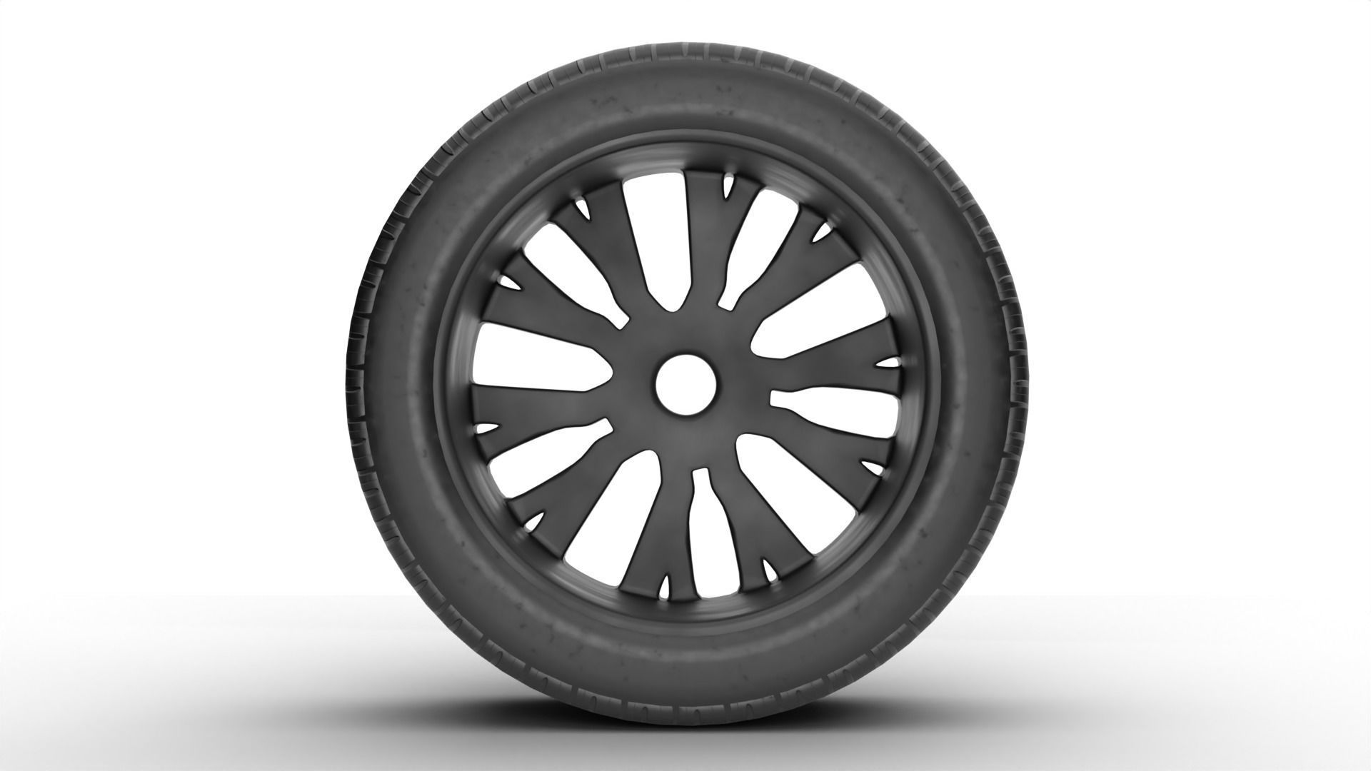 Wheel 3d model Free 3D model_7