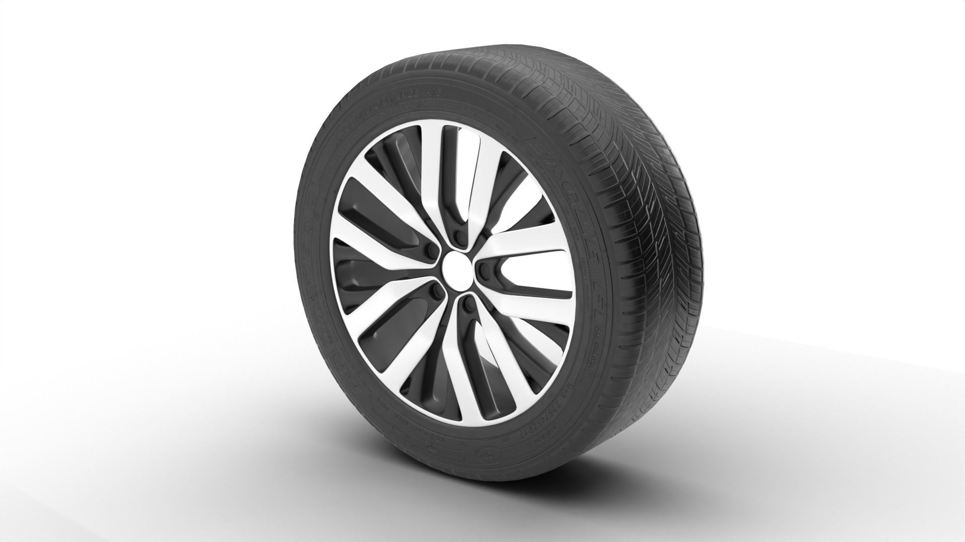 Wheel 3d model Free 3D model_4