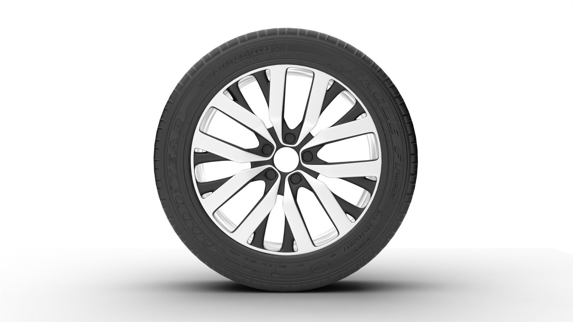 Wheel 3d model Free 3D model_5