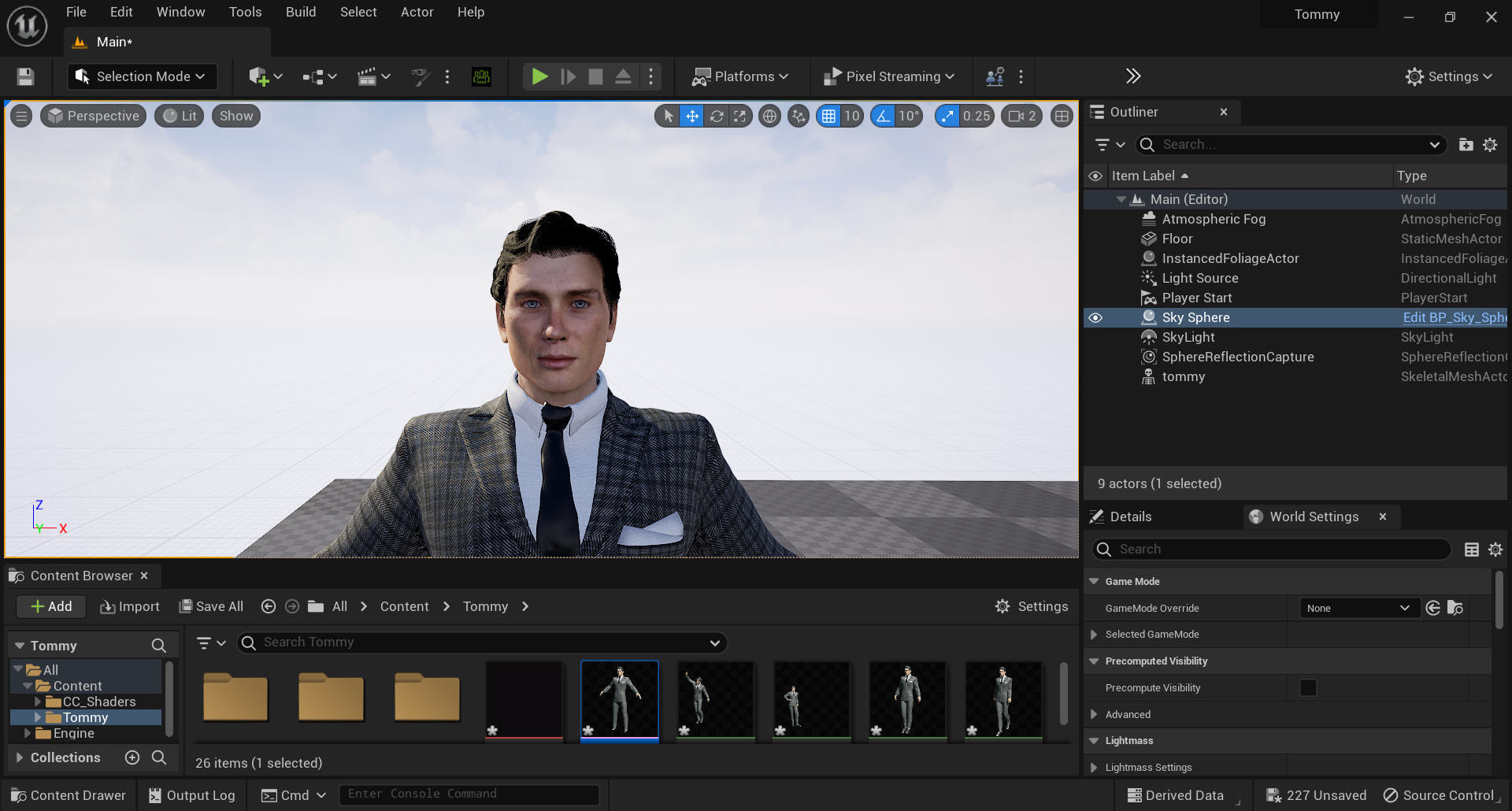 Tommy Shelby Cillian Murphy Rigged 2500 Free animations tutorial Low-poly 3D model_26