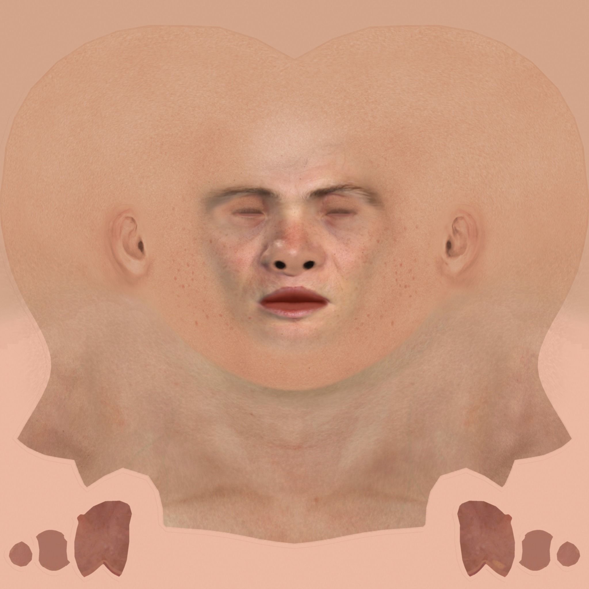 Tommy Shelby Cillian Murphy Rigged 2500 Free animations tutorial Low-poly 3D model_18