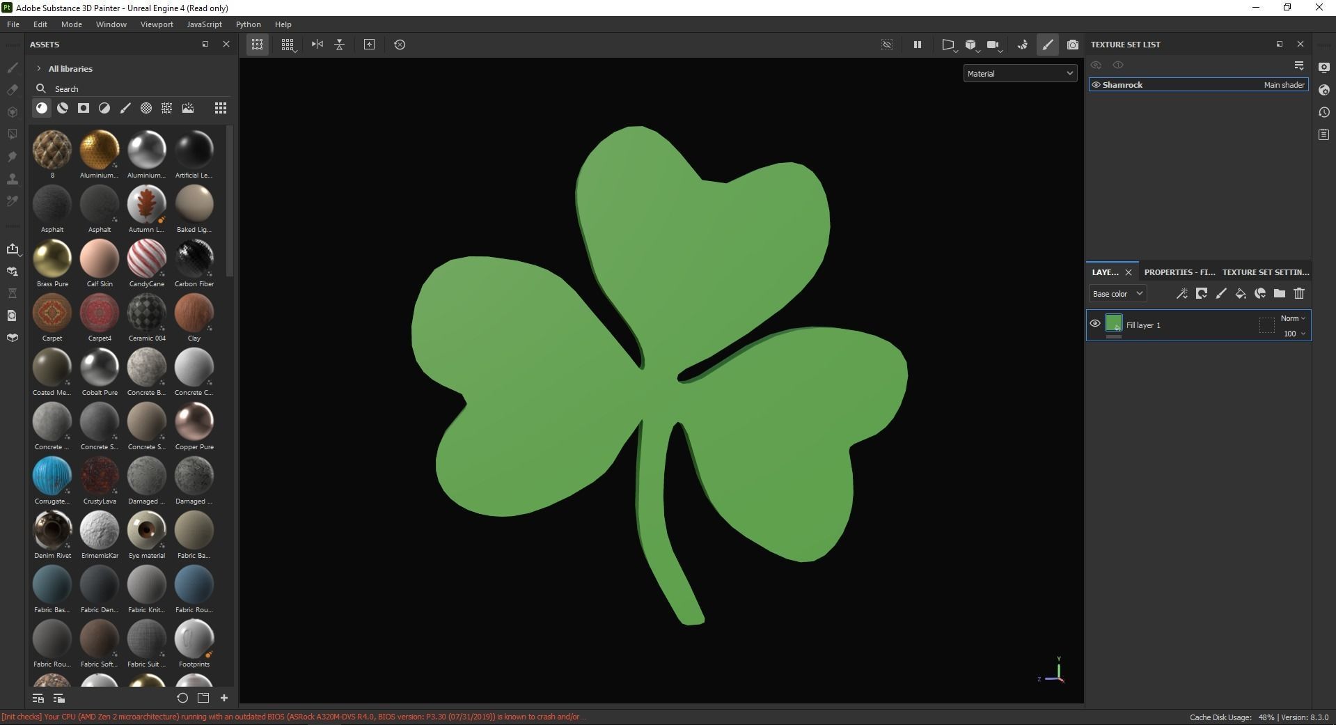Shamrock 3D Model Low-poly 3D model_6