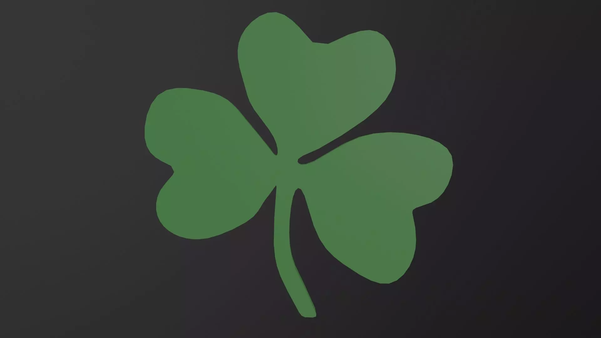 Shamrock 3D Model Low-poly 3D model_0