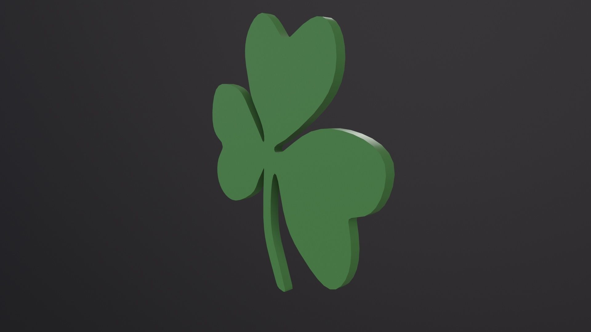 Shamrock 3D Model Low-poly 3D model_4