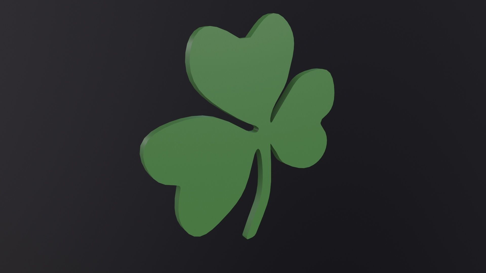 Shamrock 3D Model Low-poly 3D model_5