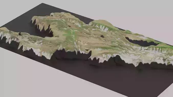 Kyrgyzstan Map Country