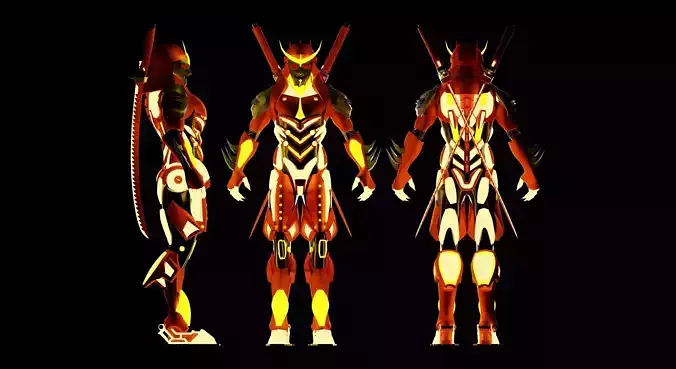 ROBO SAMURAI NO 1 3D MODEL 3D model