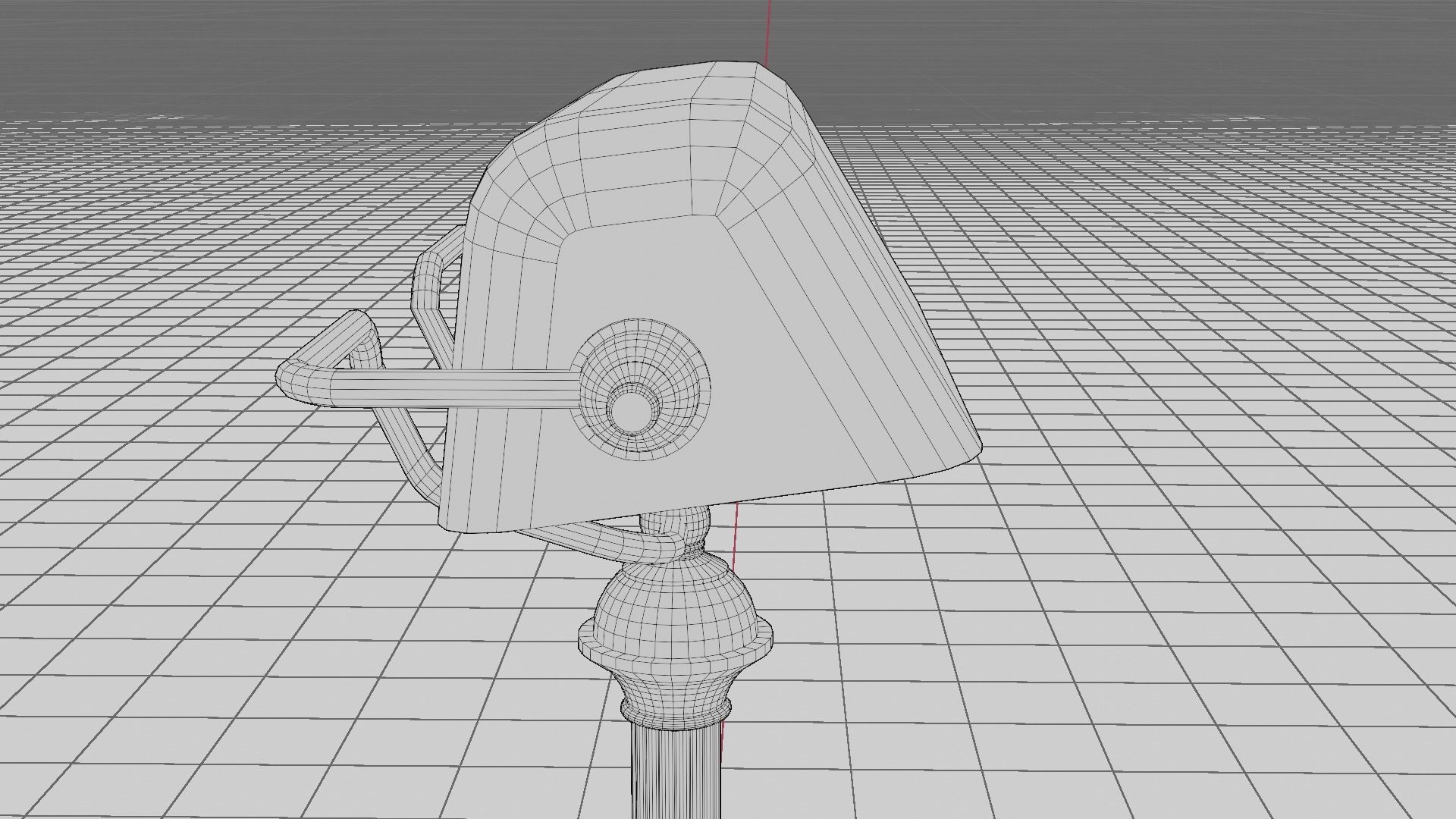 Bankers table Lamp with pbr textures Low-poly 3D model_11