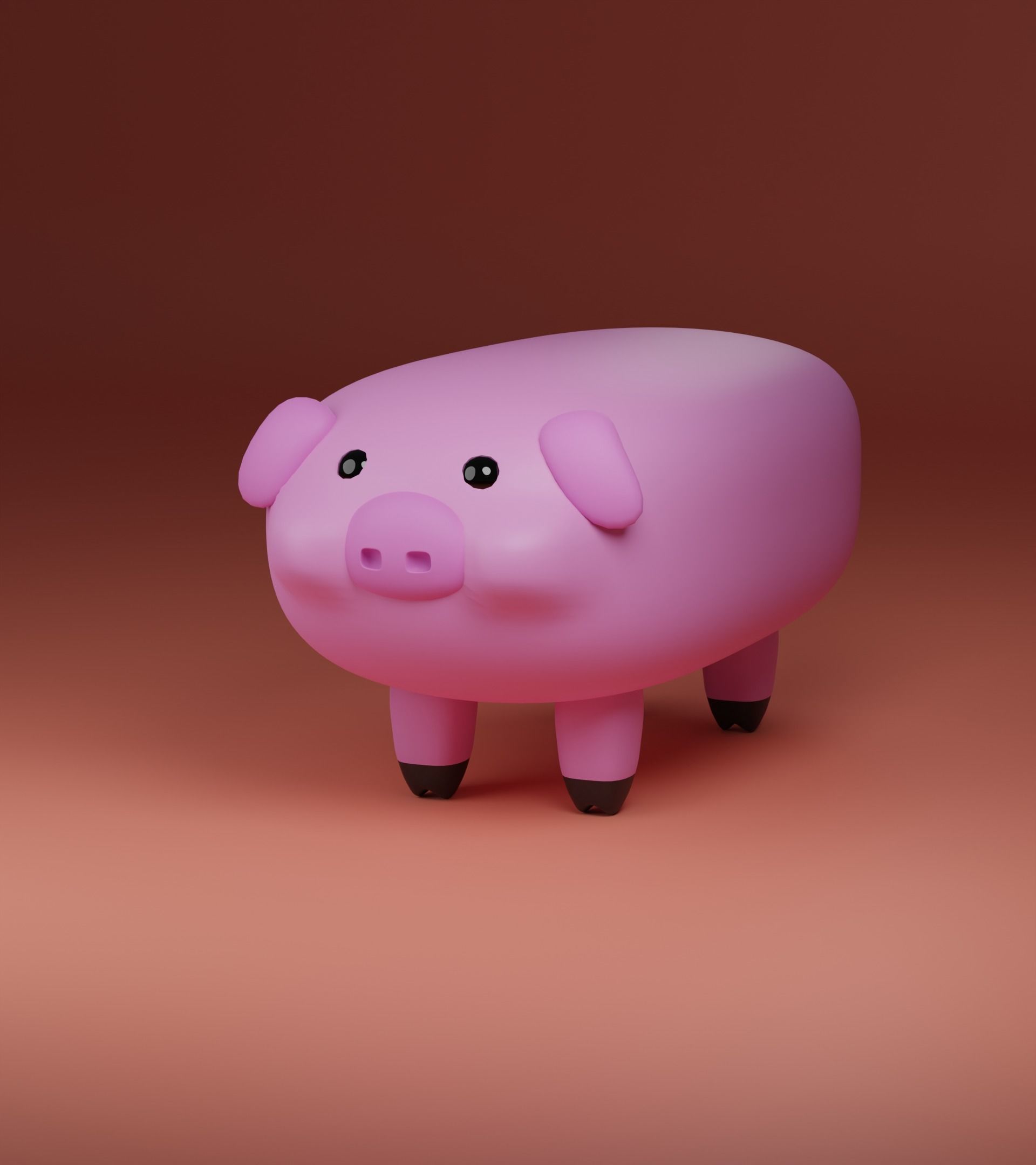 PIG 3D 3D model_3
