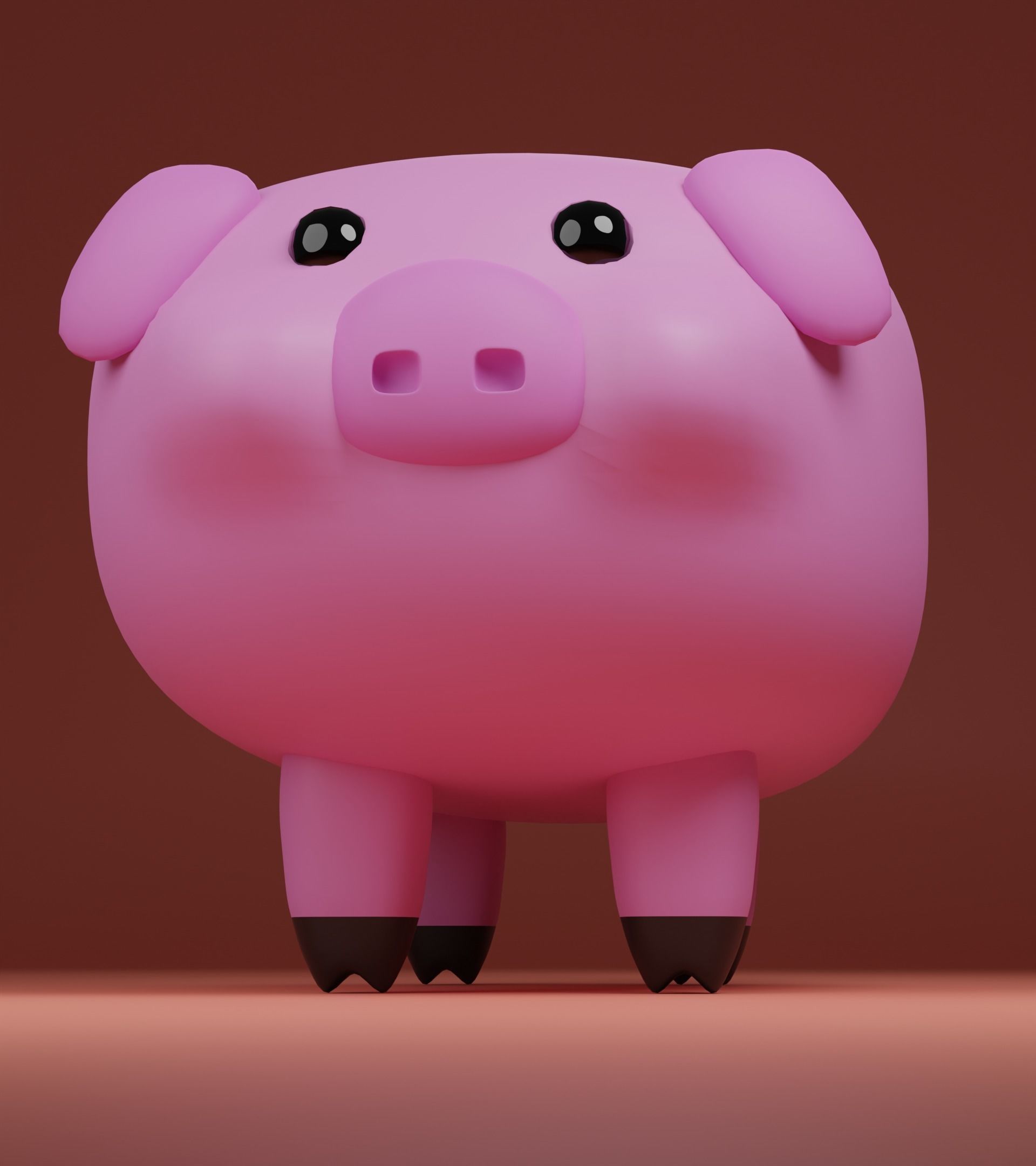 PIG 3D 3D model_4