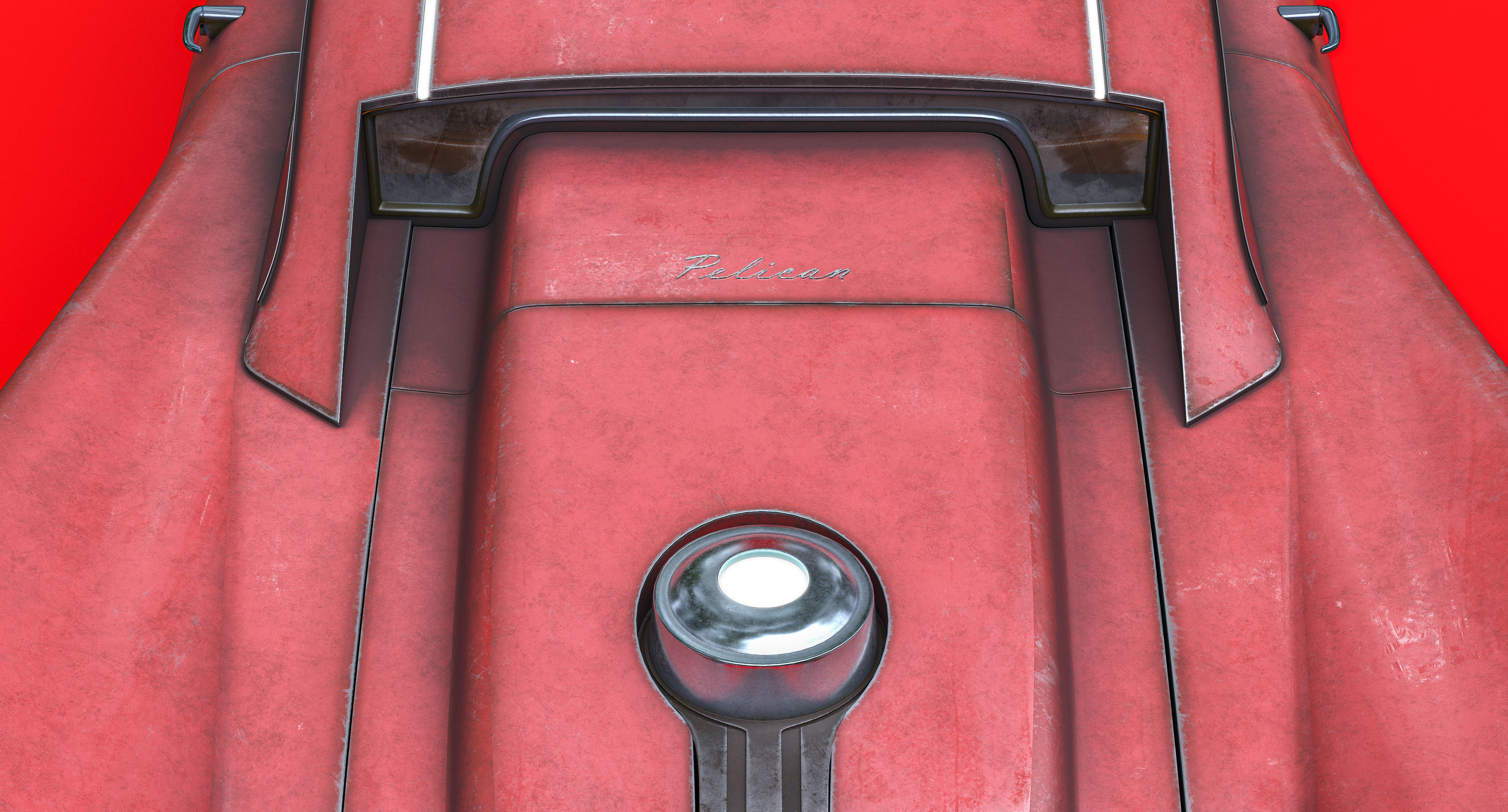 Futuristic flying car 2 3D model_21