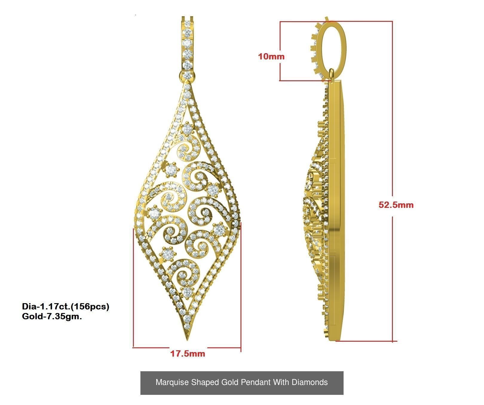 JEWELCAD 41 PENDANT FILES 3D Model Collection_5