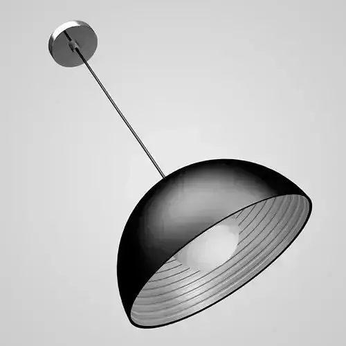 Black Hanging Lamp 03