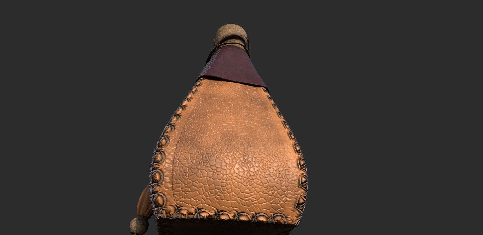 Mesh Stylized for water Low-poly 3D model_3