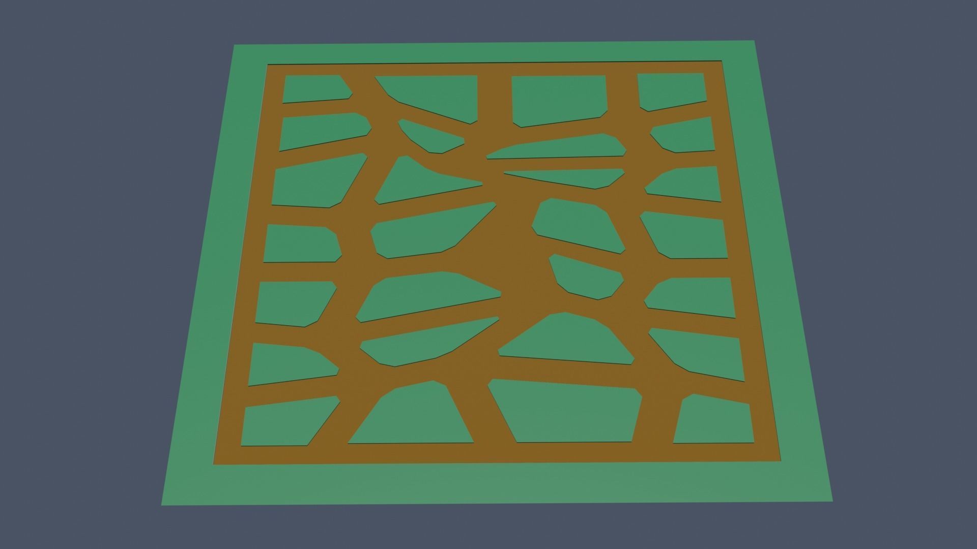 low poly map for game Low-poly 3D model_5