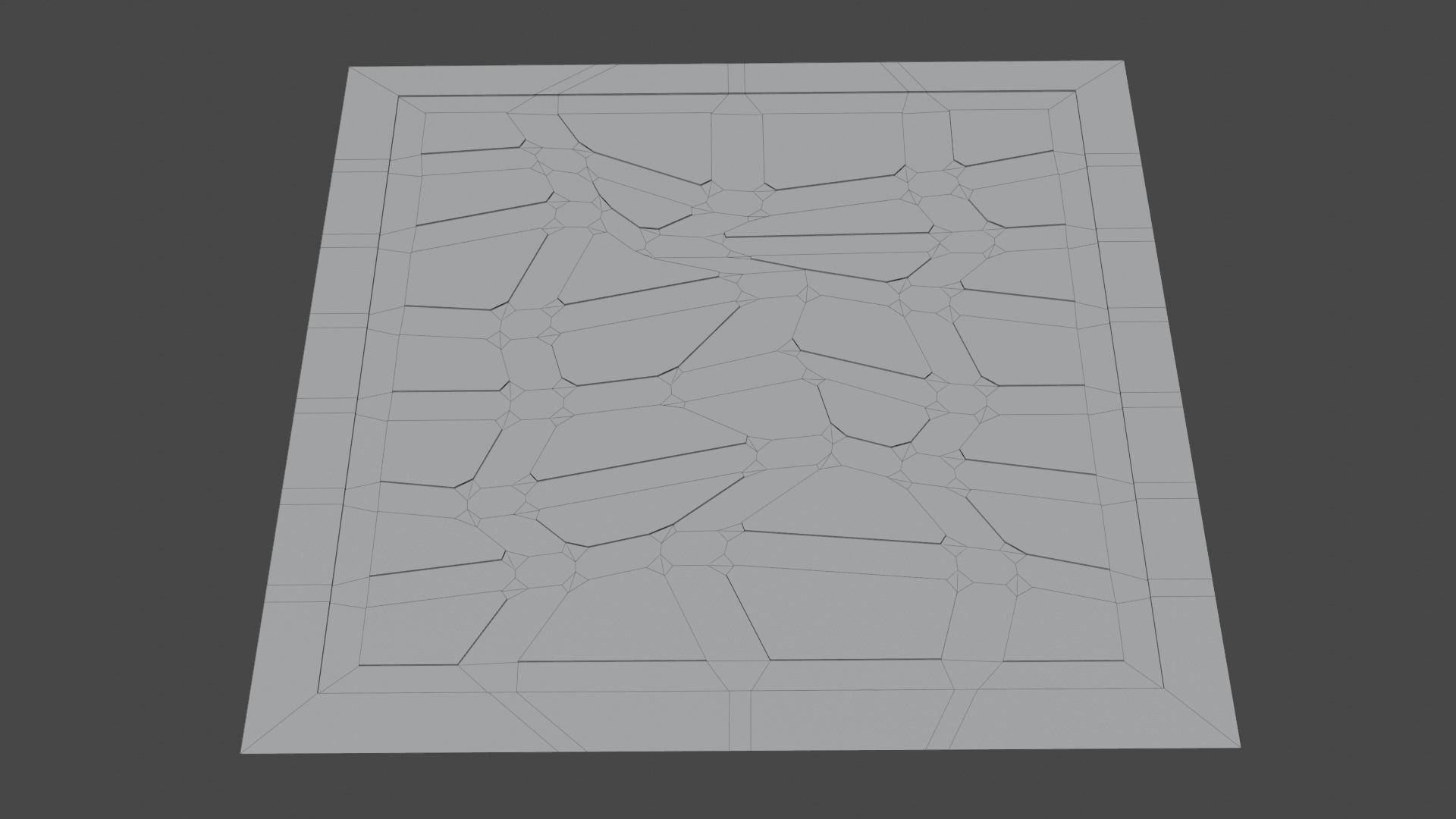 low poly map for game Low-poly 3D model_6