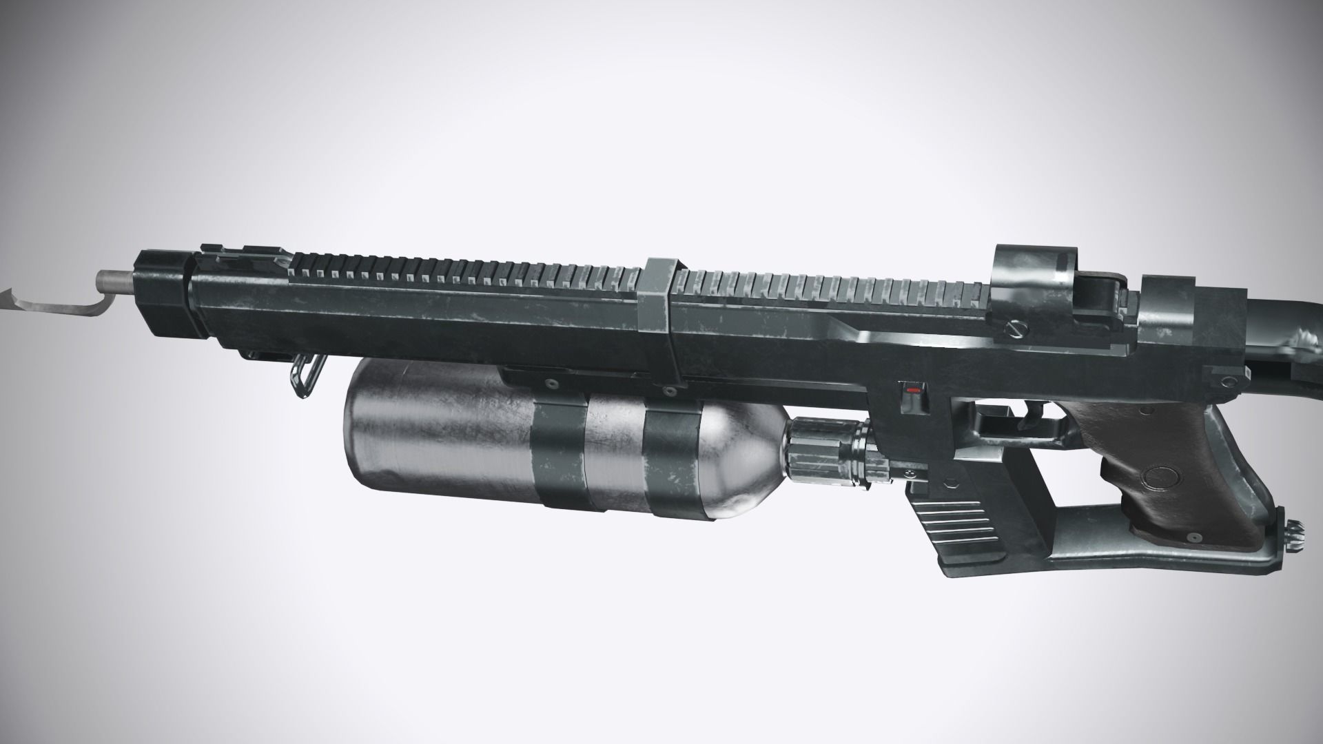 Nigrum Stella Speargun Low-poly 3D model_4