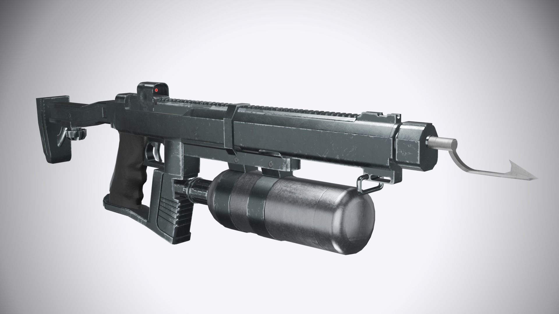 Nigrum Stella Speargun Low-poly 3D model_7