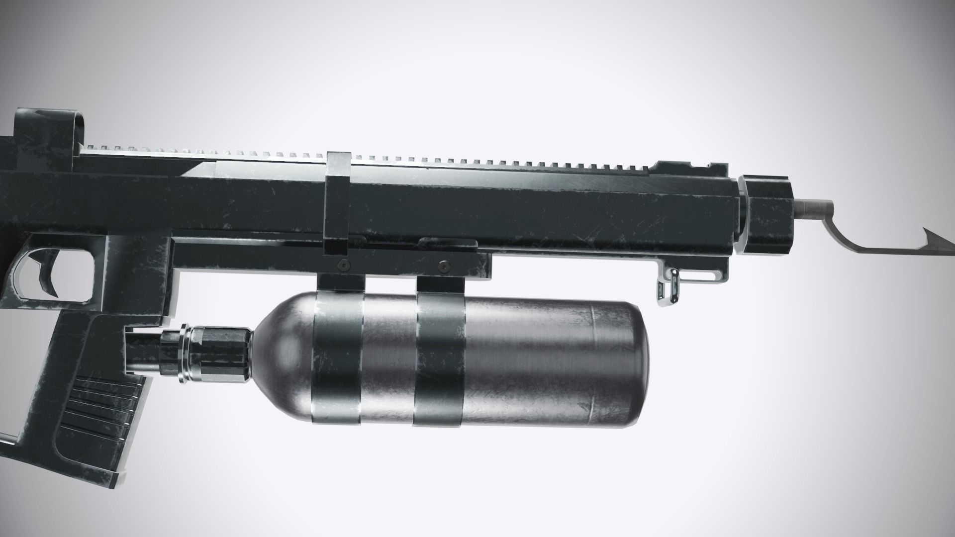 Nigrum Stella Speargun Low-poly 3D model_2