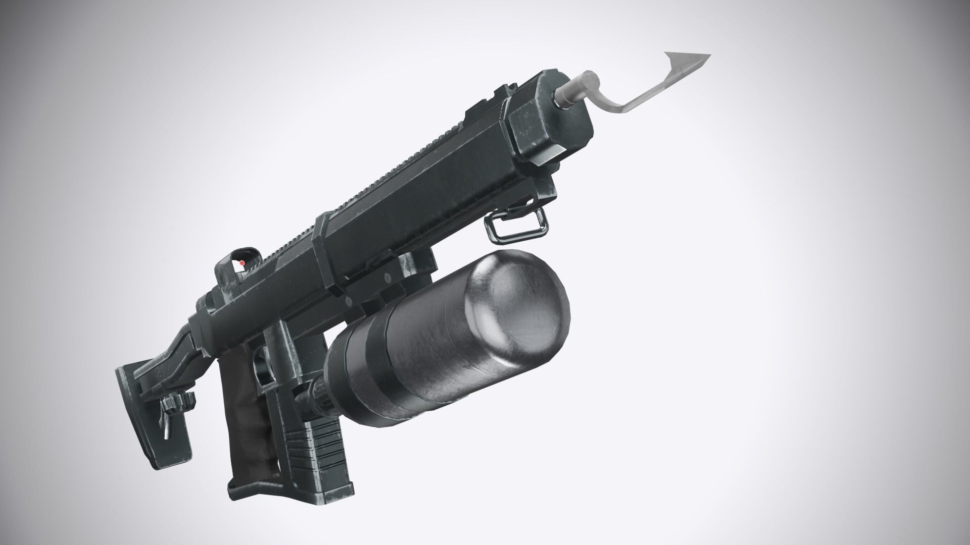 Nigrum Stella Speargun Low-poly 3D model_6