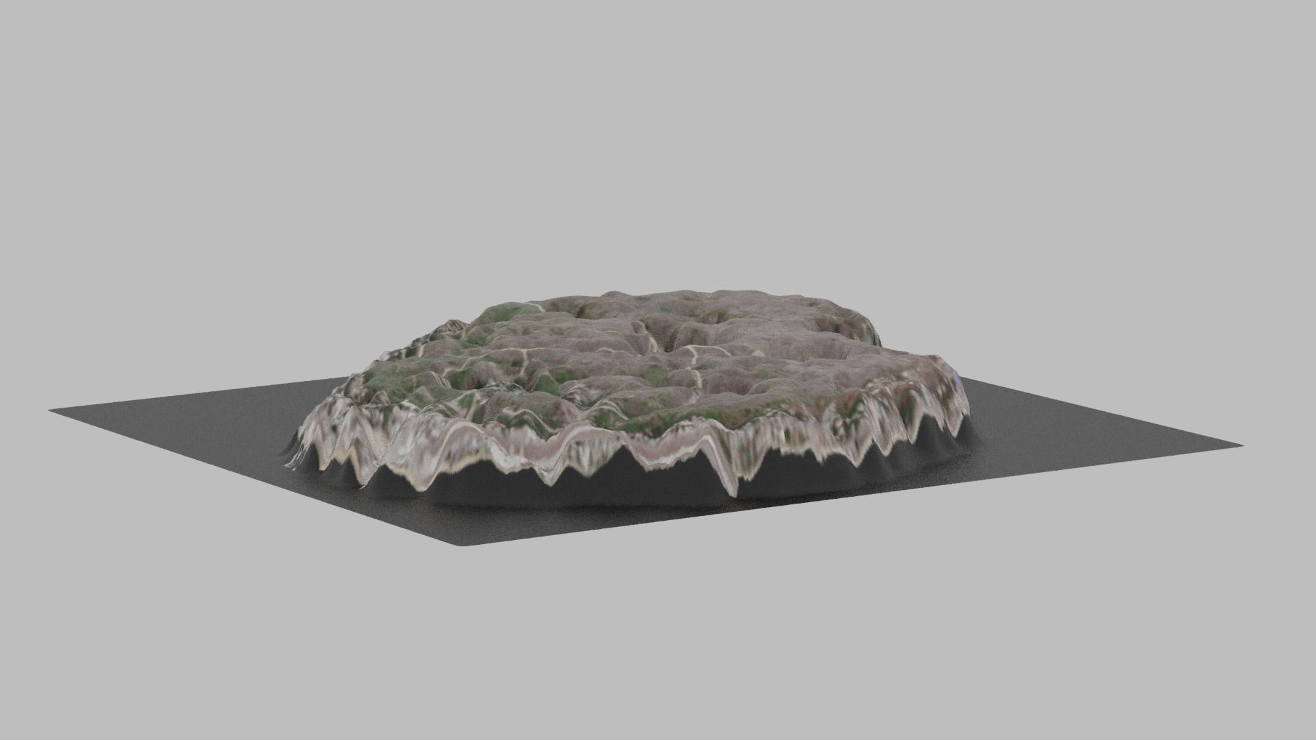 Nauru Map Country Low-poly 3D model_6