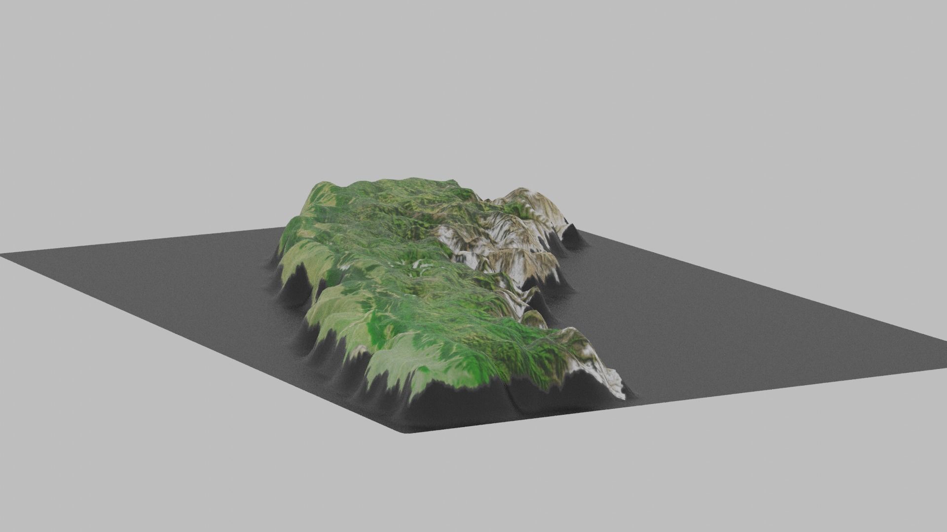 Nepal Map Country Low-poly 3D model_3