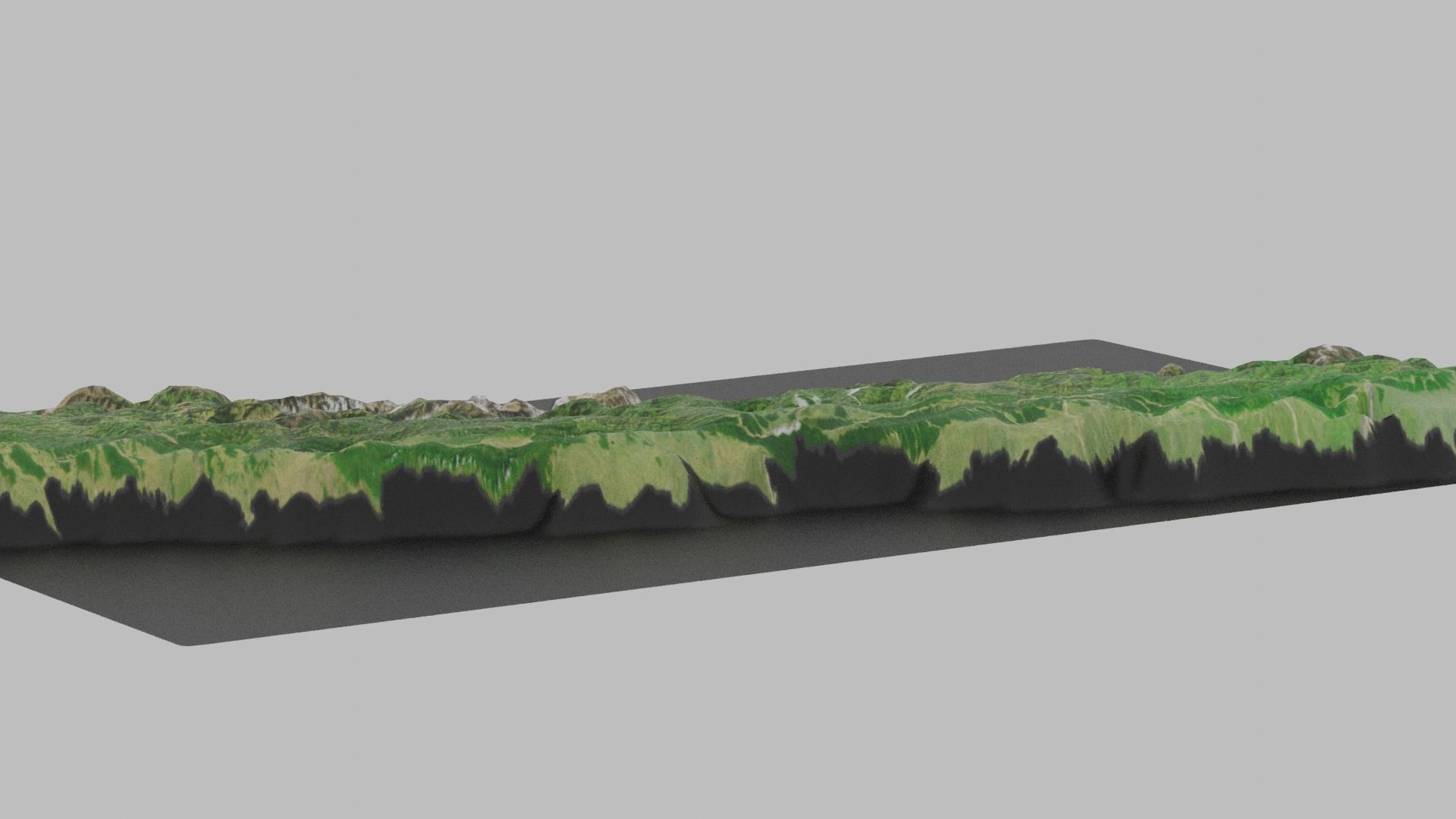 Nepal Map Country Low-poly 3D model_6