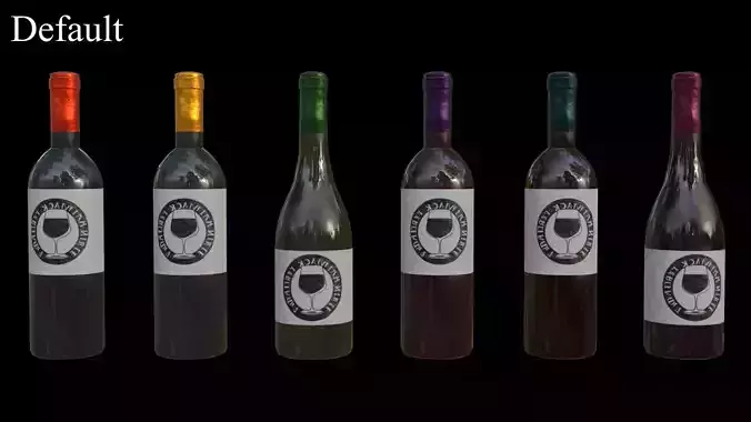 Stylized RPG Wine Bottle