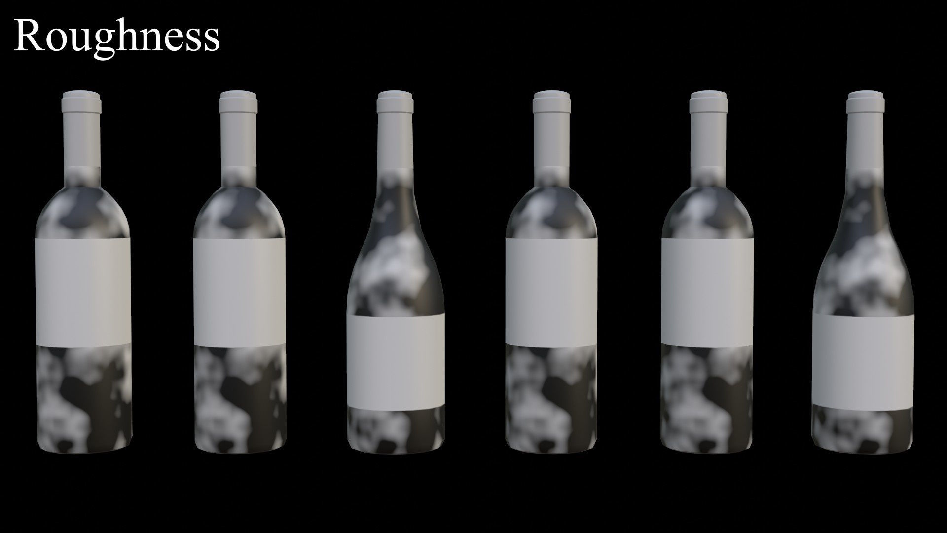 Stylized RPG Wine Bottle Low-poly 3D model_5