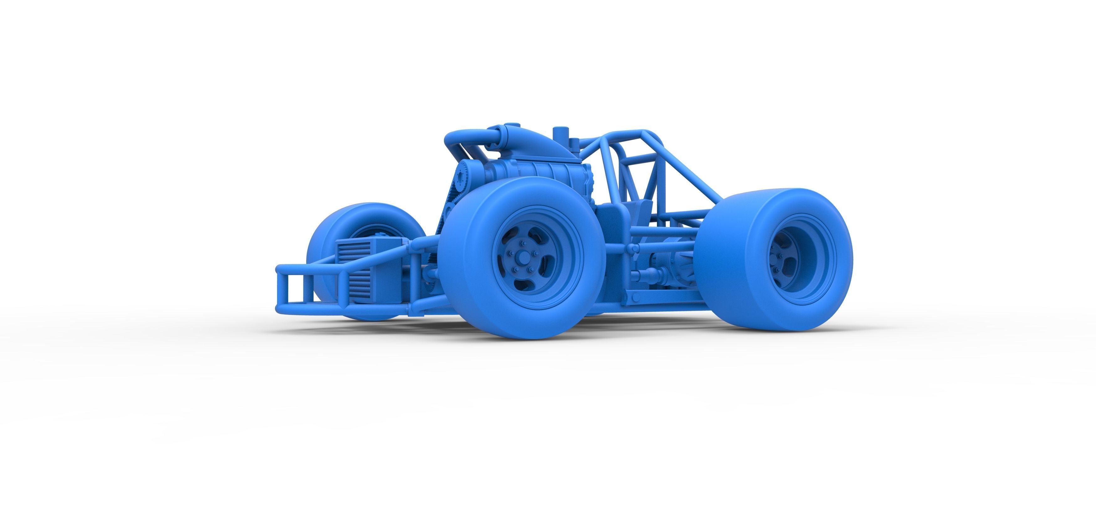 Concept crazy kart Scale 1 to 25 3D print model_21