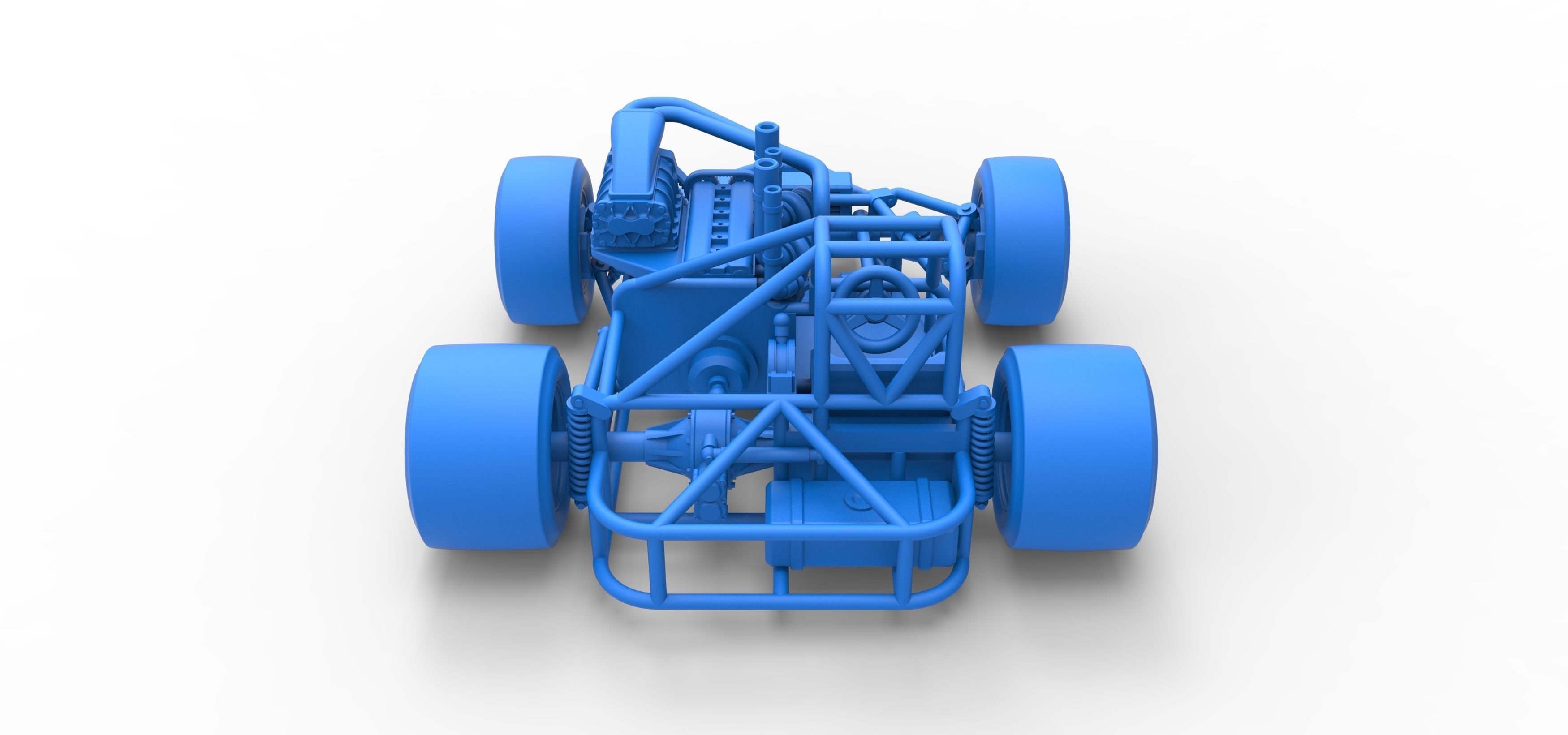 Concept crazy kart Scale 1 to 25 3D print model_34