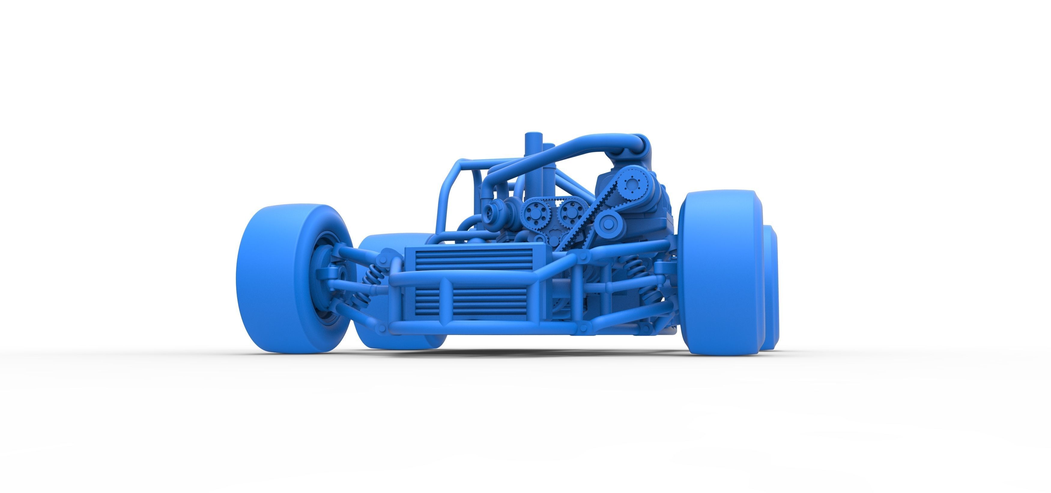 Concept crazy kart Scale 1 to 25 3D print model_25