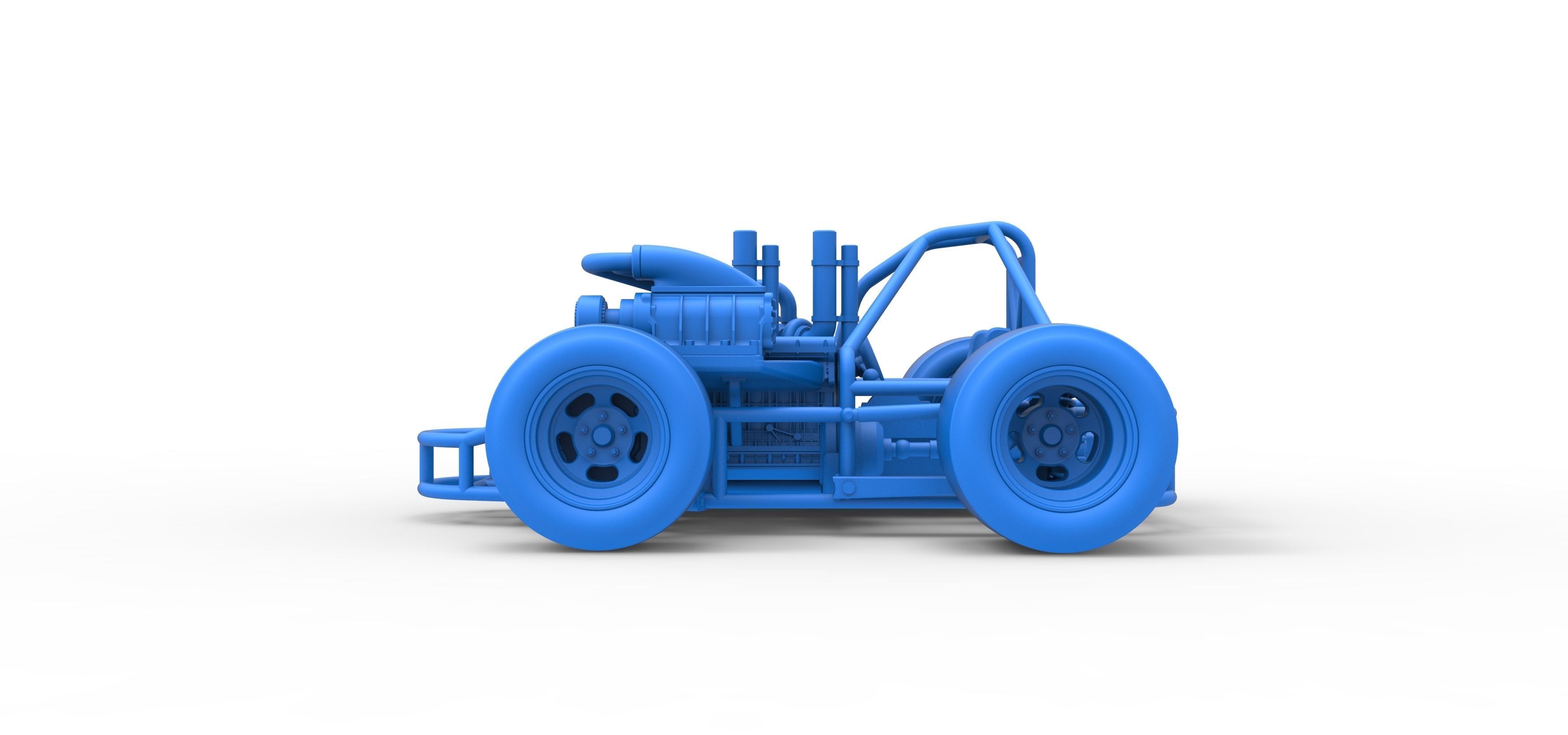 Concept crazy kart Scale 1 to 25 3D print model_28