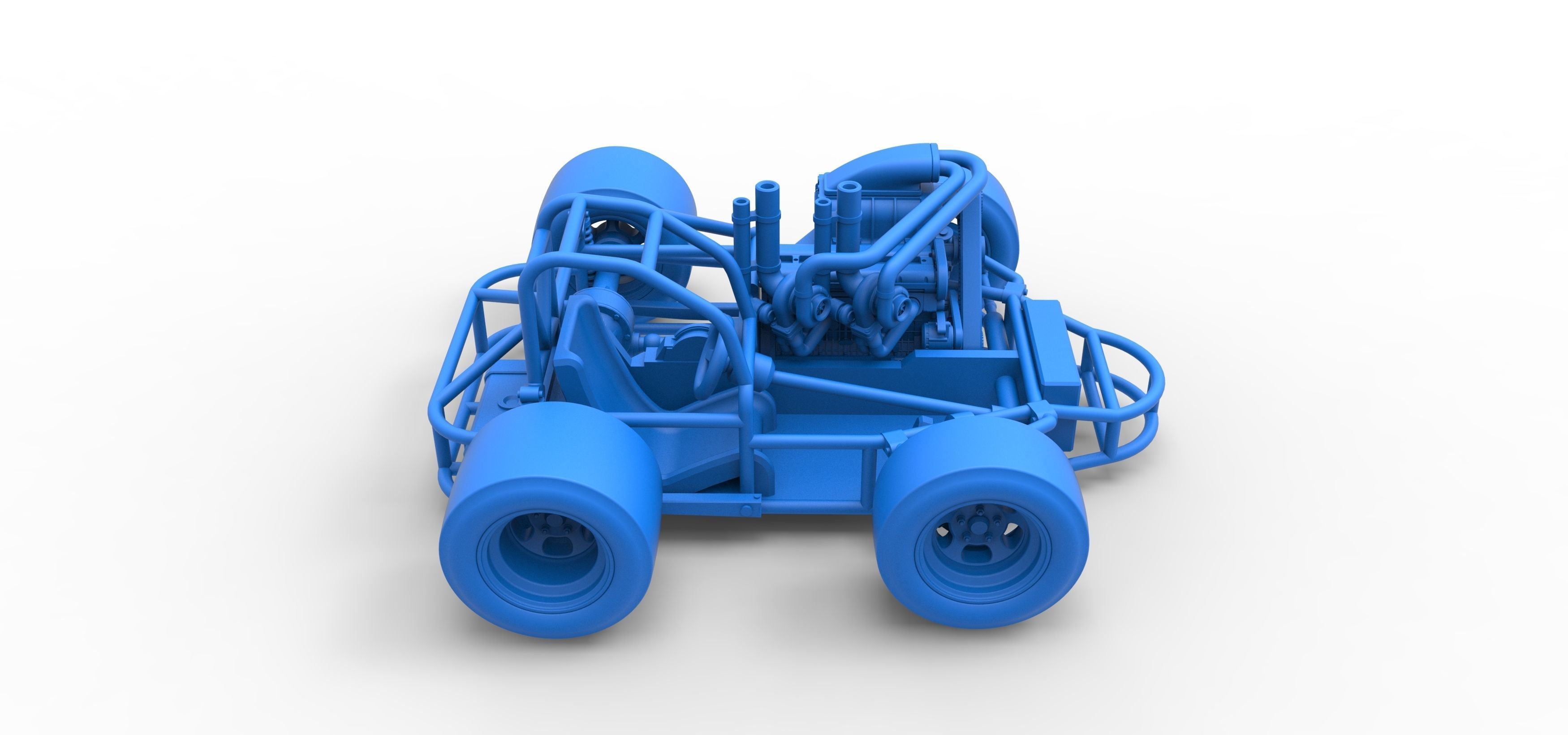 Concept crazy kart Scale 1 to 25 3D print model_37