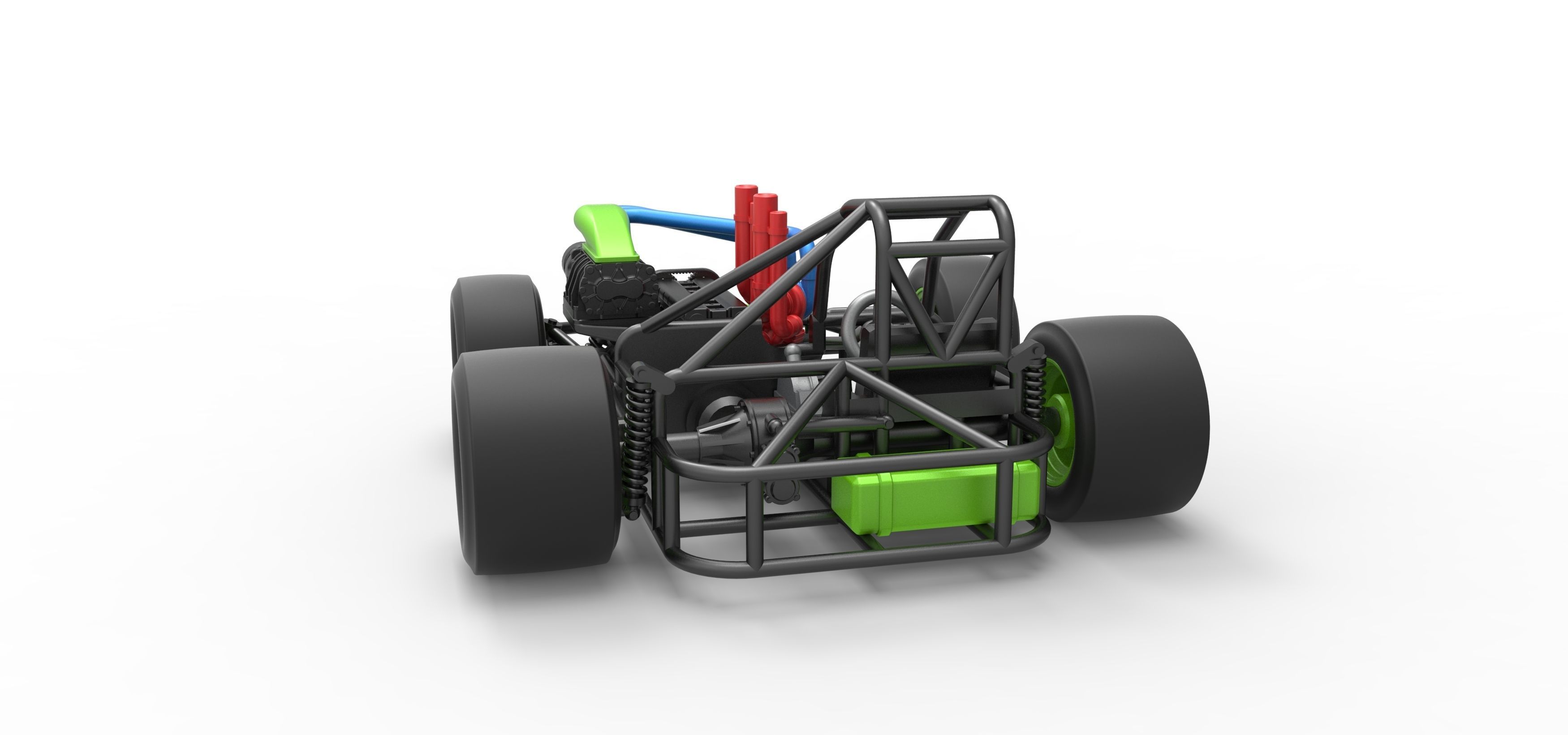 Concept crazy kart Scale 1 to 25 3D print model_13
