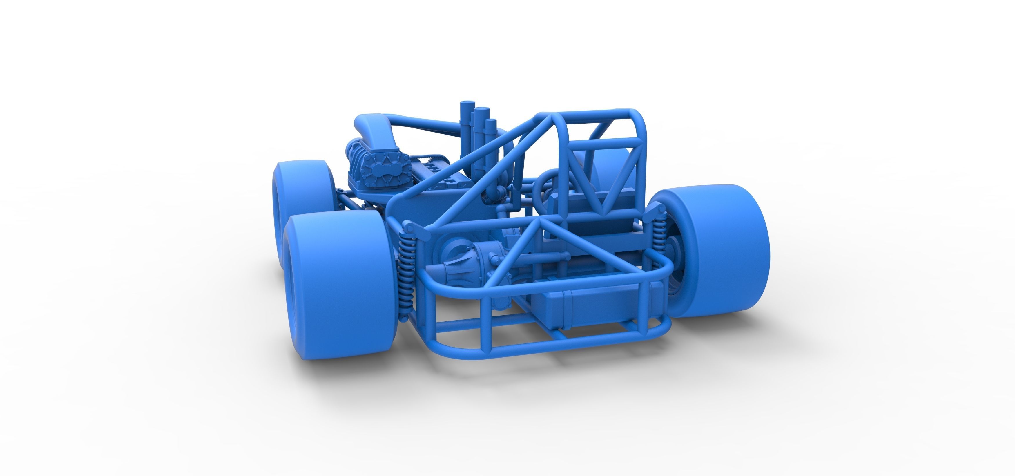 Concept crazy kart Scale 1 to 25 3D print model_32