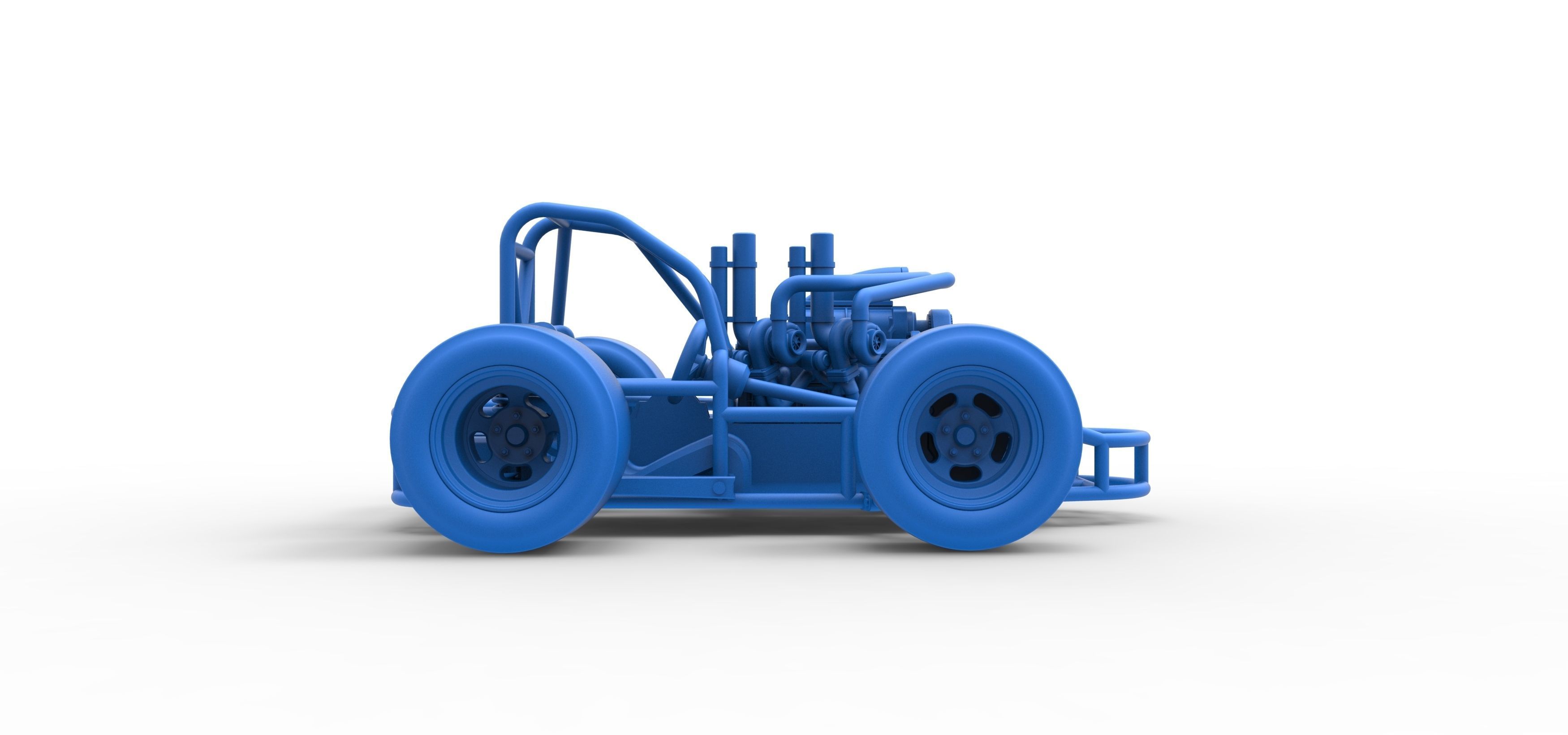 Concept crazy kart Scale 1 to 25 3D print model_36