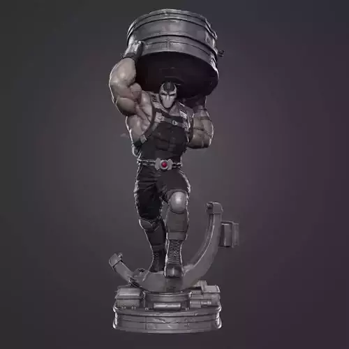 Bane 3D Model Ready to Print STL