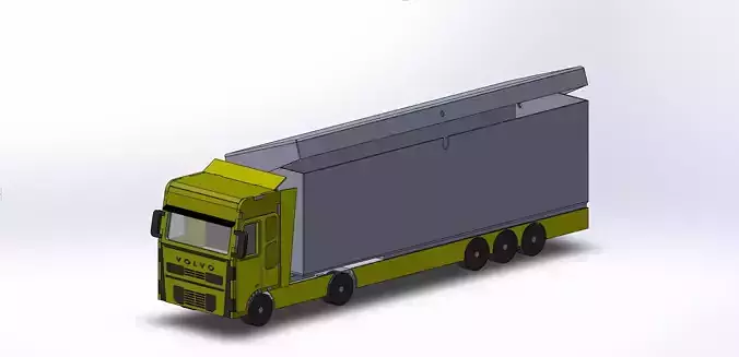 Truck giftbox 3D print model